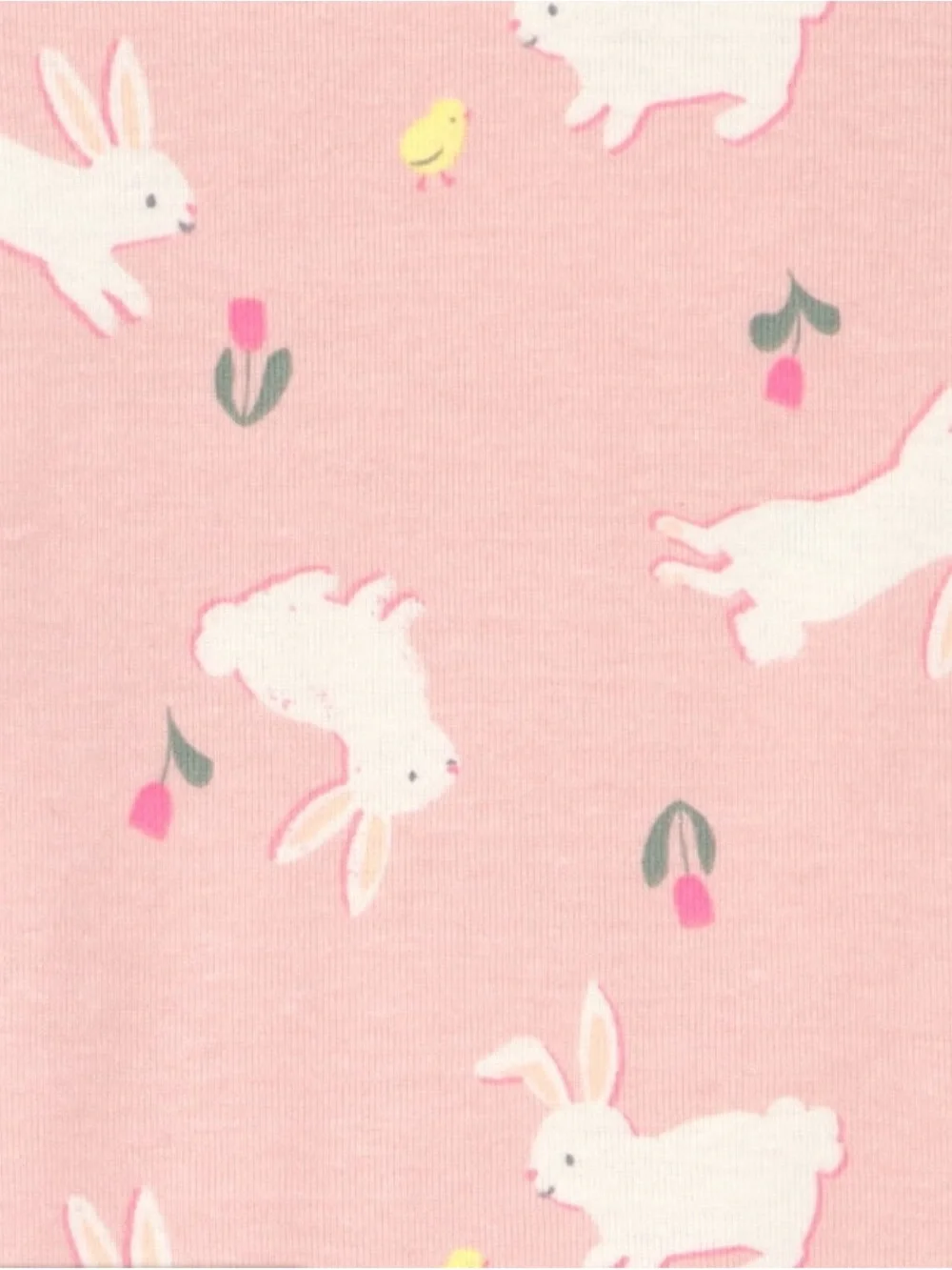 Carter's Pink Bunny Print Short-Sleeve Pajama Set